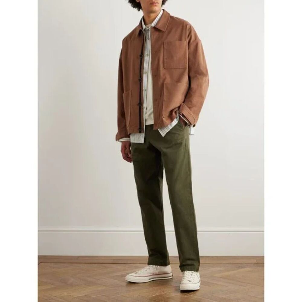 RAG & BONE Jacket Mens Large Brown Button Up Oversized MERCER Corduroy $598